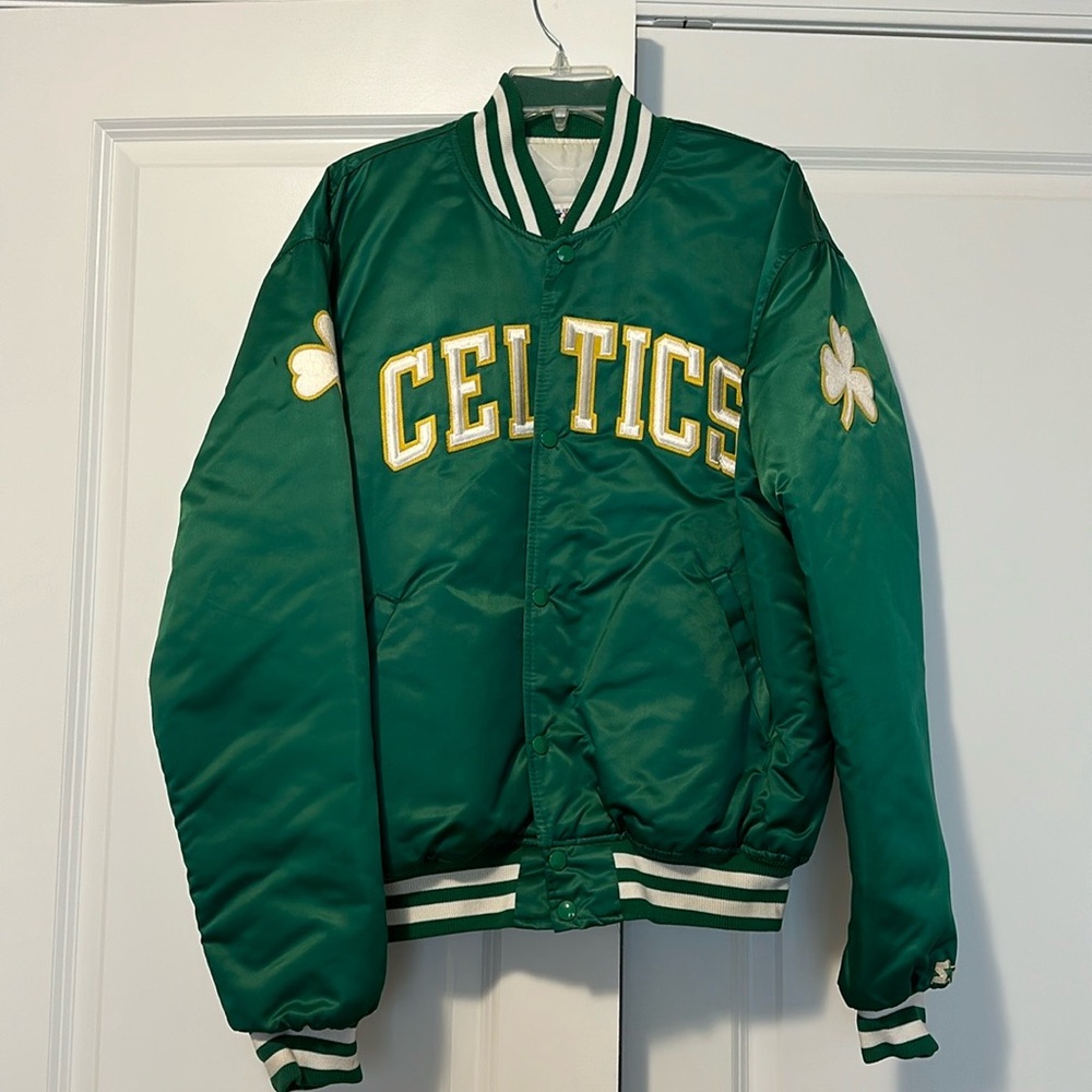 Vintage Boston Celtics Bomber Jacket